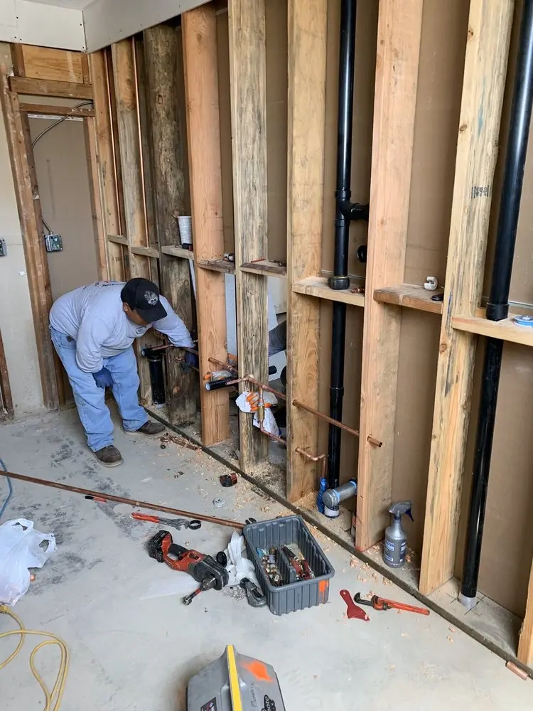 Commercial rough-in plumbing for Gas Line Repair in Steelton